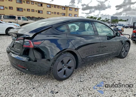 2022 Tesla Model 3 из США, поврежденный, VIN 5YJ3E1EB4NF180753